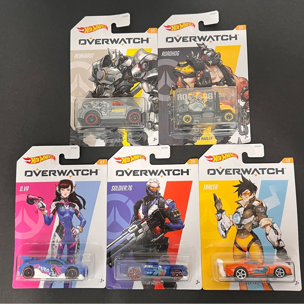 Overwatch Hot Wheels Collection